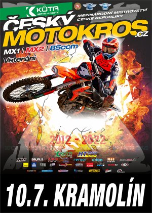 Mezinárodní mistrovství ČR motokros Kramolín 10.07.2022 